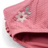Roos zwembroekje met bloemetjes - Ruffle swim bottoms dreamy pink sparkle